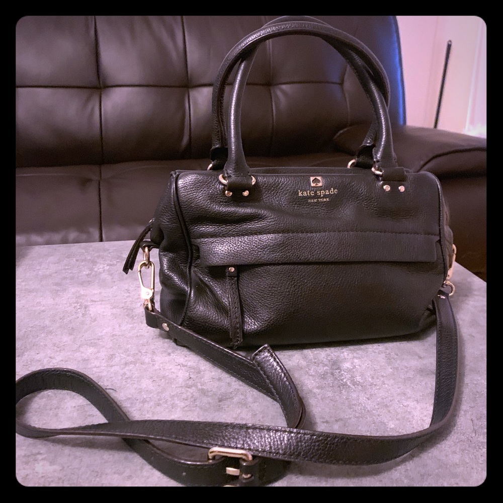 Kate Spade Black Leather Crosbody